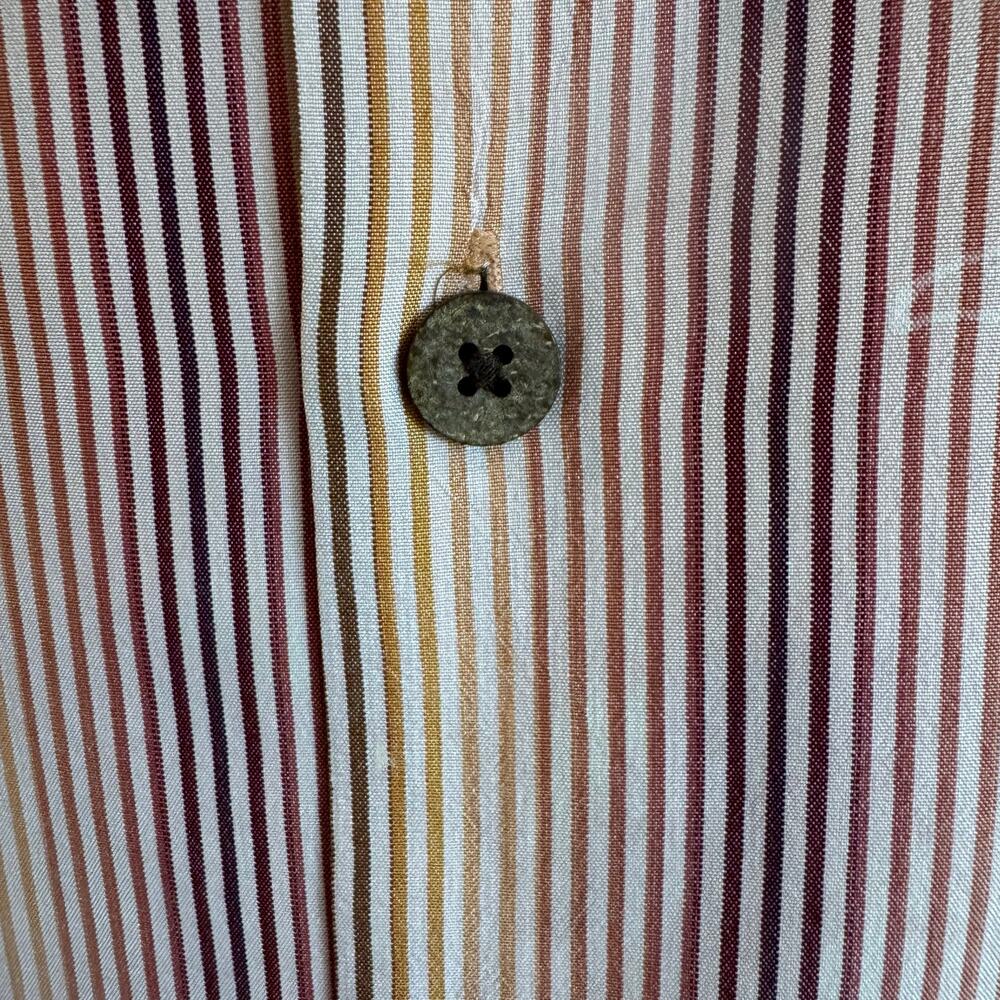 Rare Tommy Bahama 100% Silk Floral Stripe Camp Shirt M - Picture 4 of 7